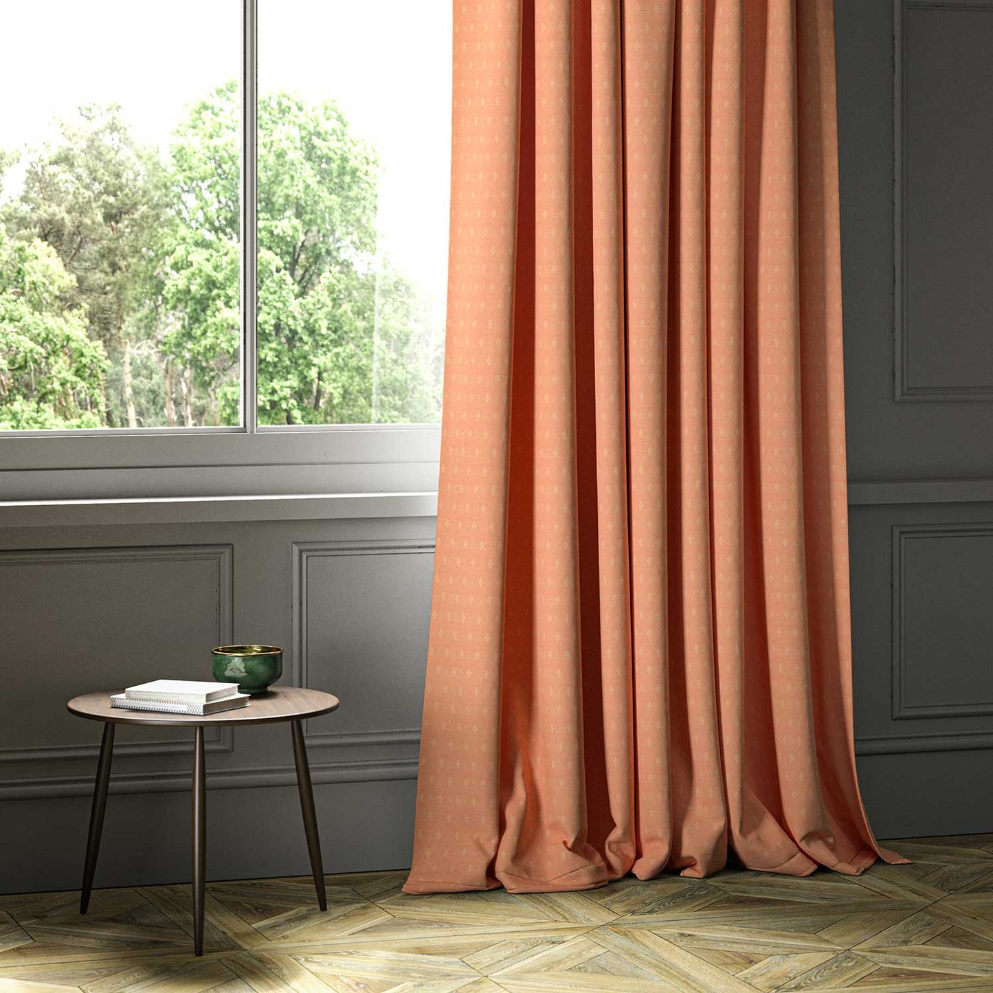Linwood Bryher Flamingo Made to Measure Curtains