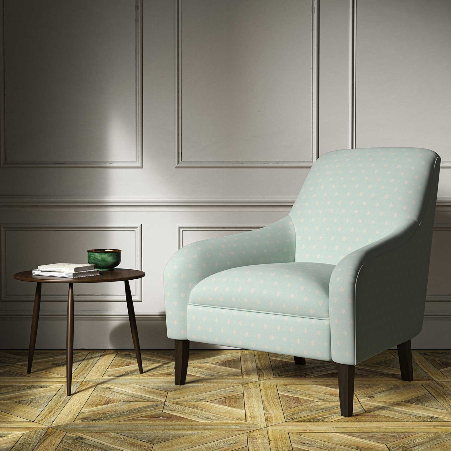 Linwood Bryher Peppermint Made to Measure Curtains