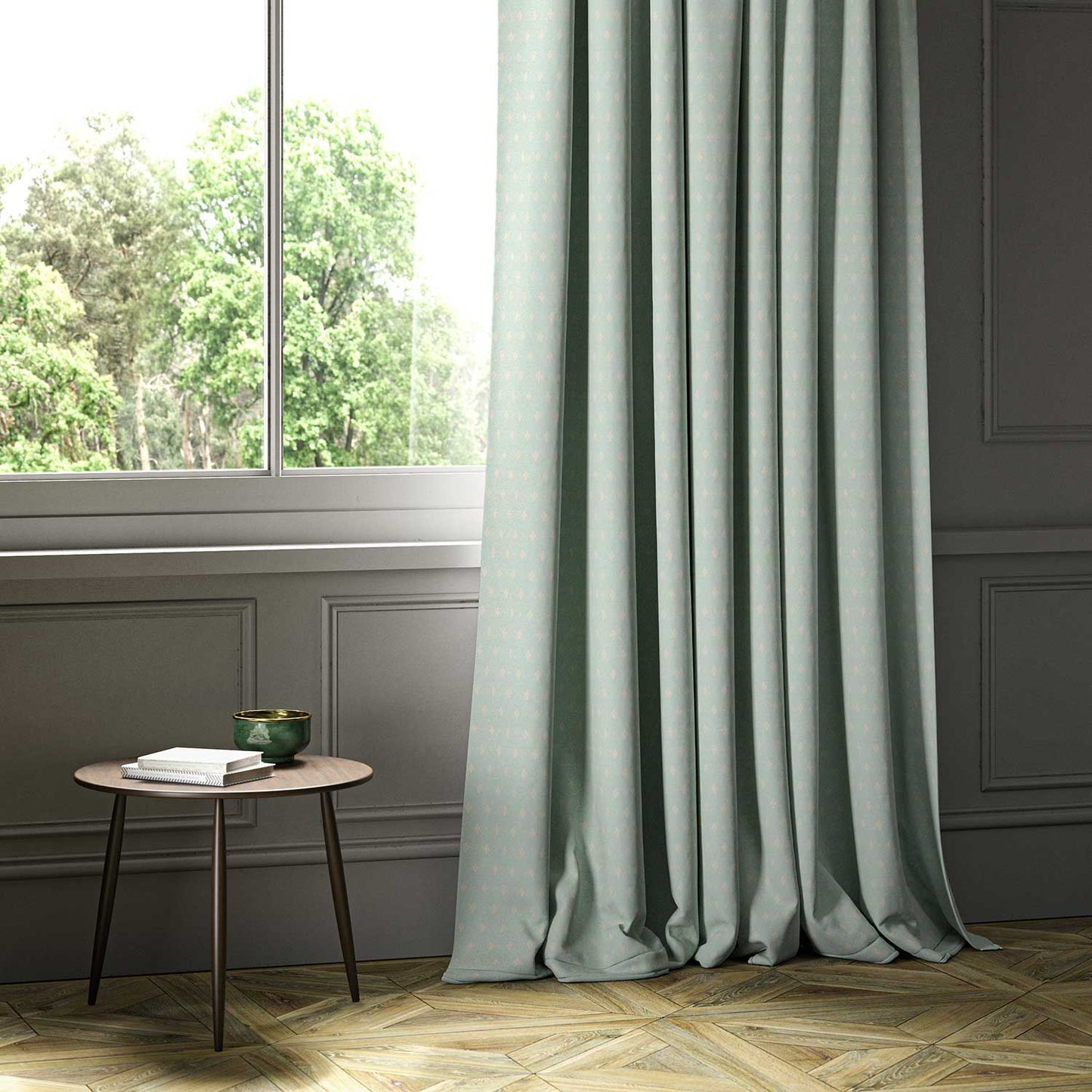 Linwood Bryher Peppermint FR Made to Measure Curtains