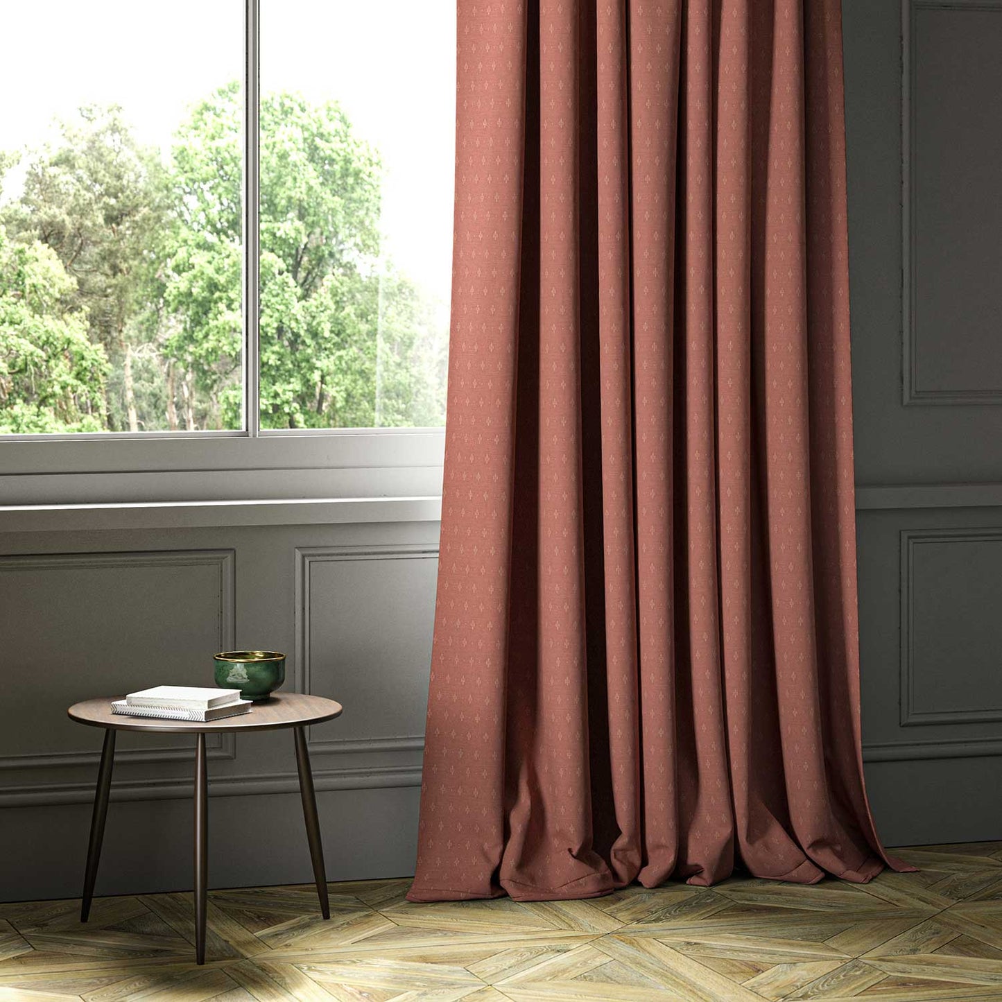 Linwood Bryher Paprika Made to Measure Curtains