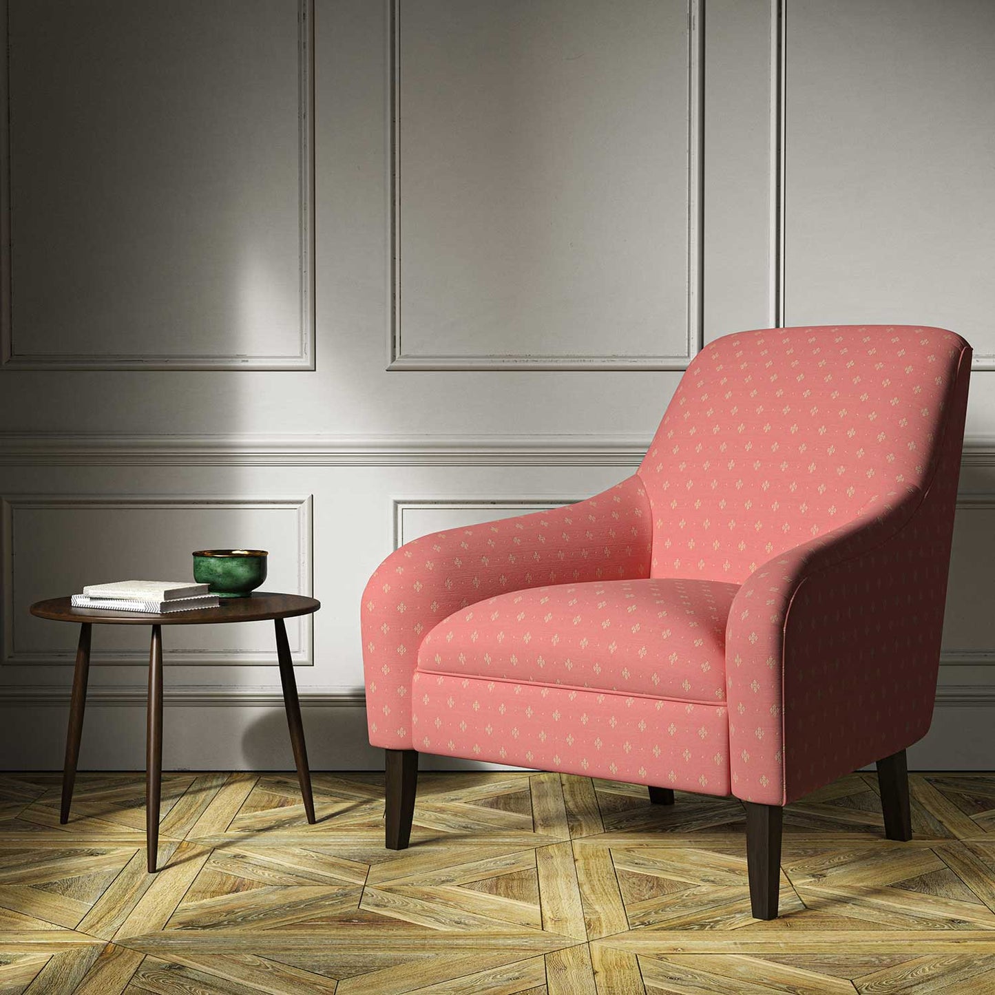 Linwood Bryher Strawberry Made to Measure Curtains