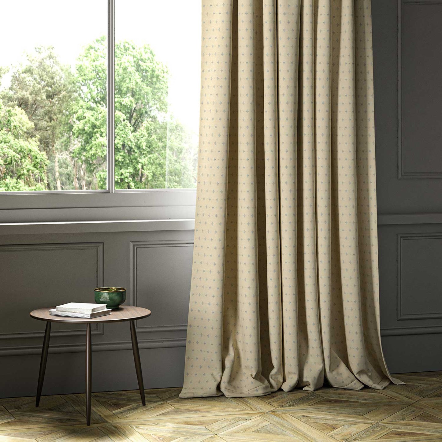 Linwood Bryher Eau Di Nil Made to Measure Curtains