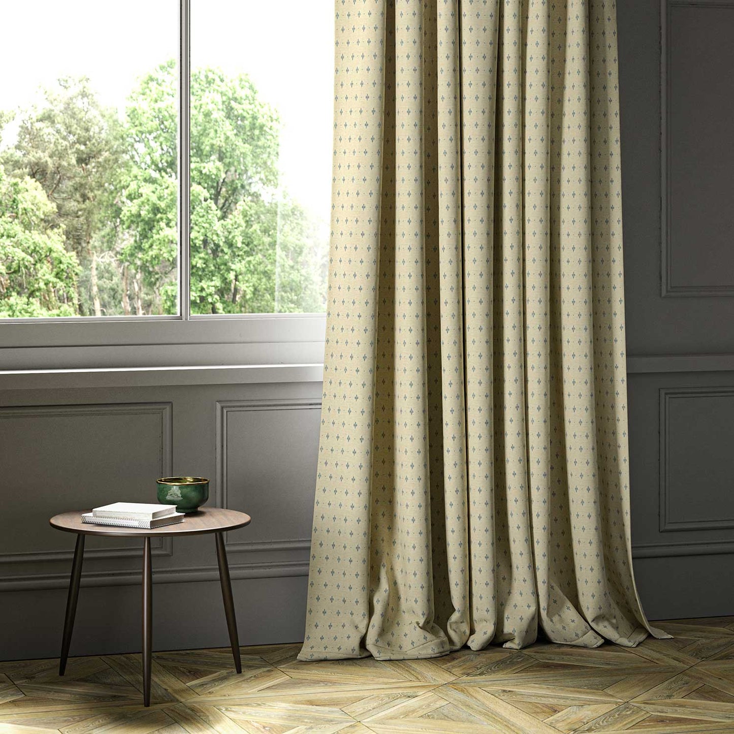 Linwood Bryher Lapis FR Made to Measure Curtains