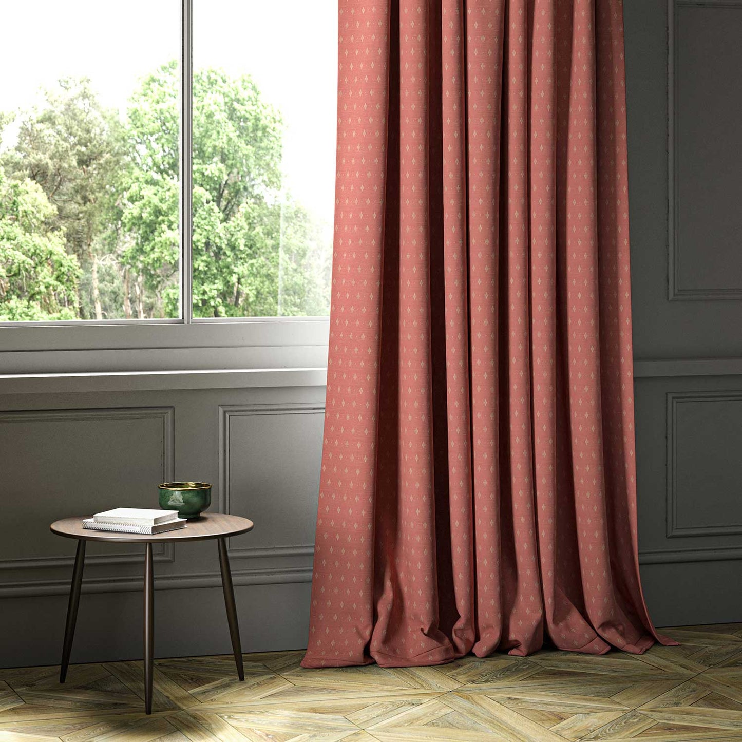 Linwood Bryher Tea Rose Made to Measure Curtains