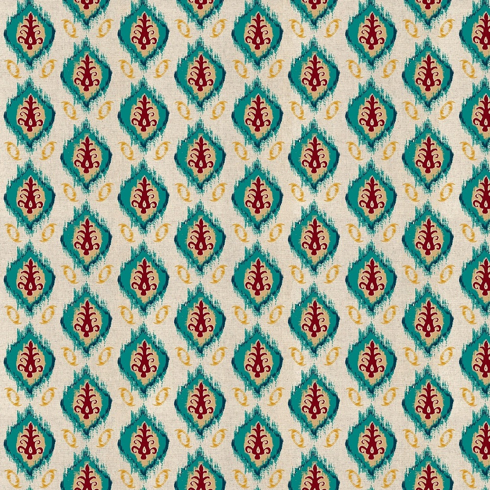 Chess Bukari Kingfisher Made to Measure Curtains