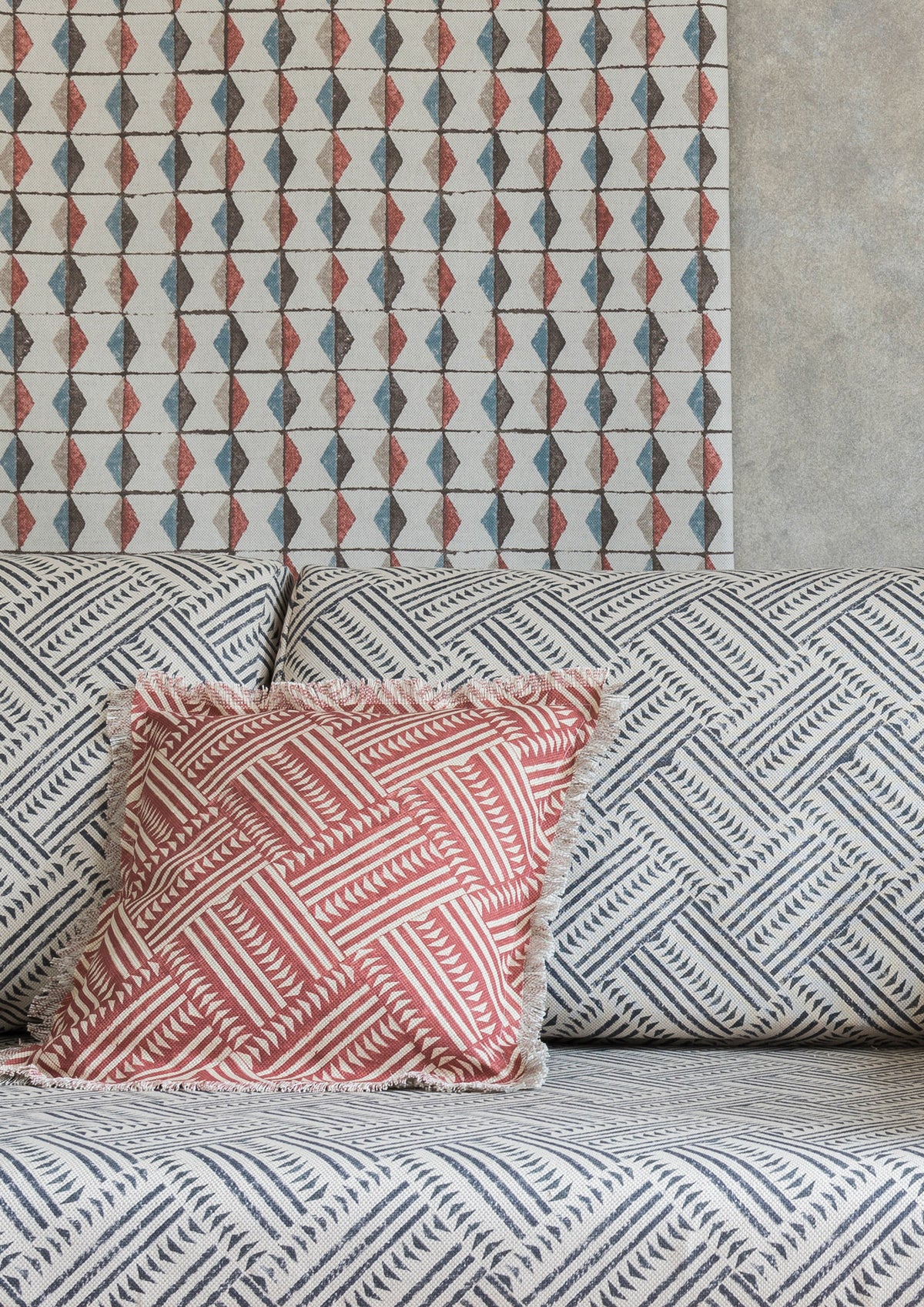 Lewis & Wood Jacko Navajo Made to Measure Curtains – lifestyle photograph
