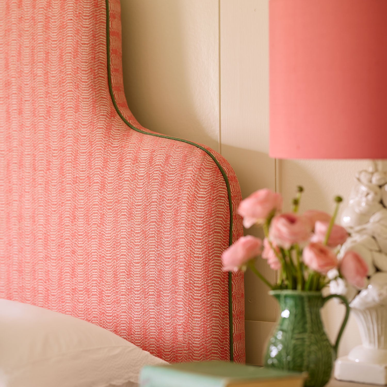 Linwood Lamina Carmine Made to Measure Curtains
