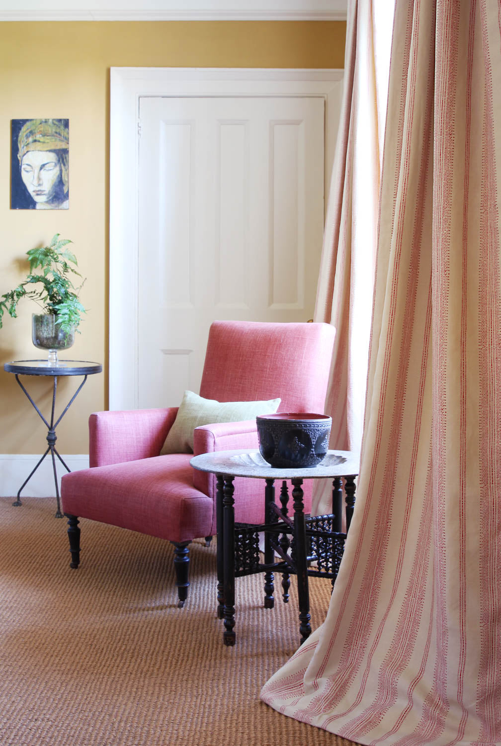 Kate Forman Laundered Linen - Paprika Made to Measure Roman Blinds – image 3