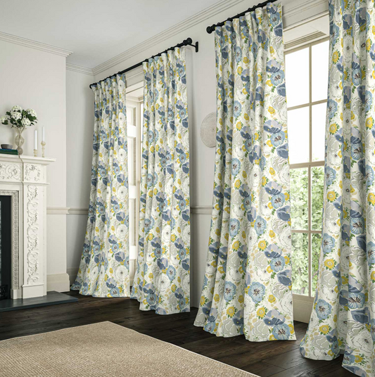 Chambray - Joni, Flori Collection by Linwood - Curtains 