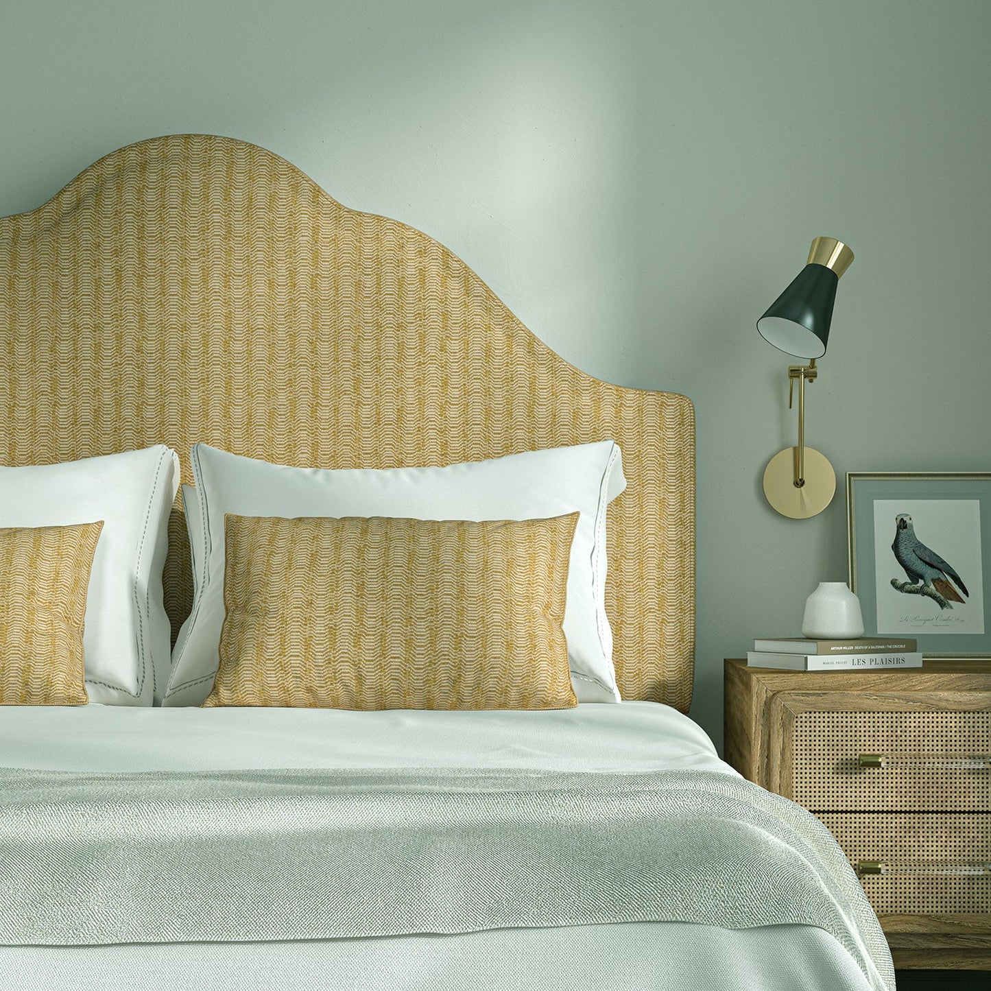 Linwood Lamina Honey Pot Made to Measure Curtains