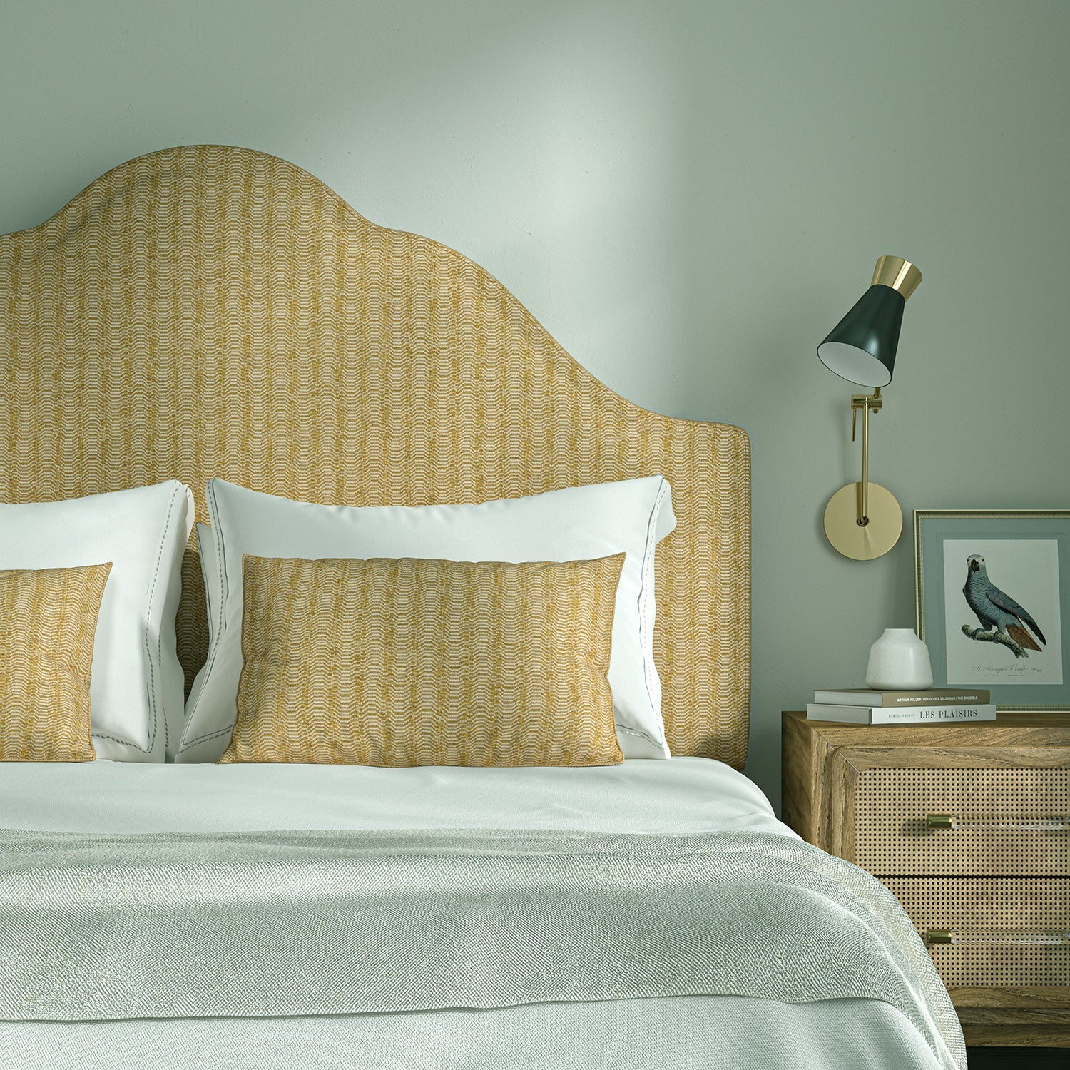 Linwood Lamina Honey Pot Made to Measure Curtains