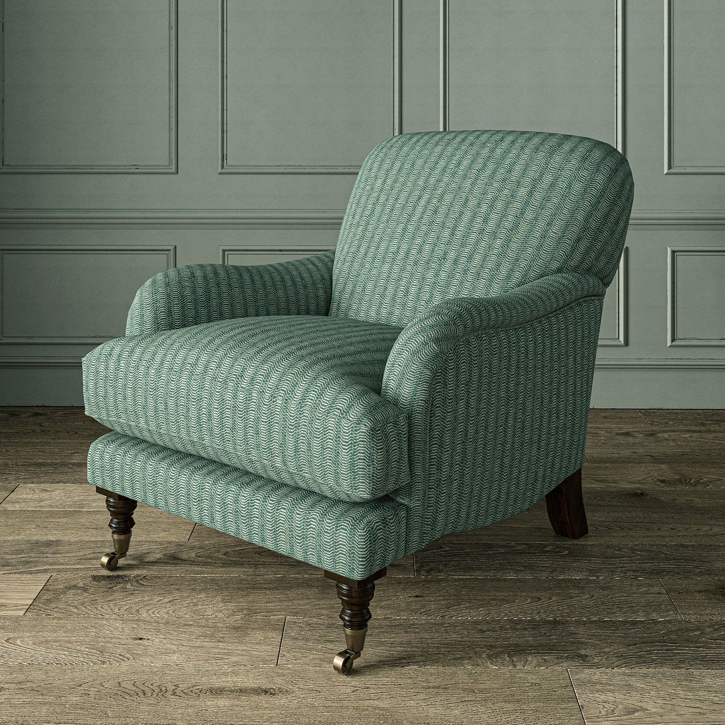Linwood Lamina Ocean FR Made to Measure Curtains
