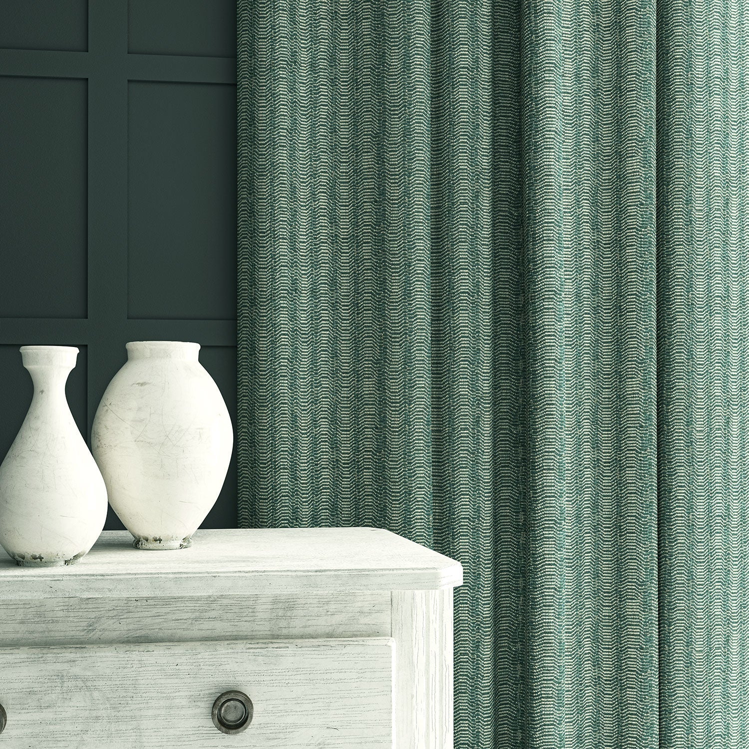 Linwood Lamina Ocean FR Made to Measure Curtains