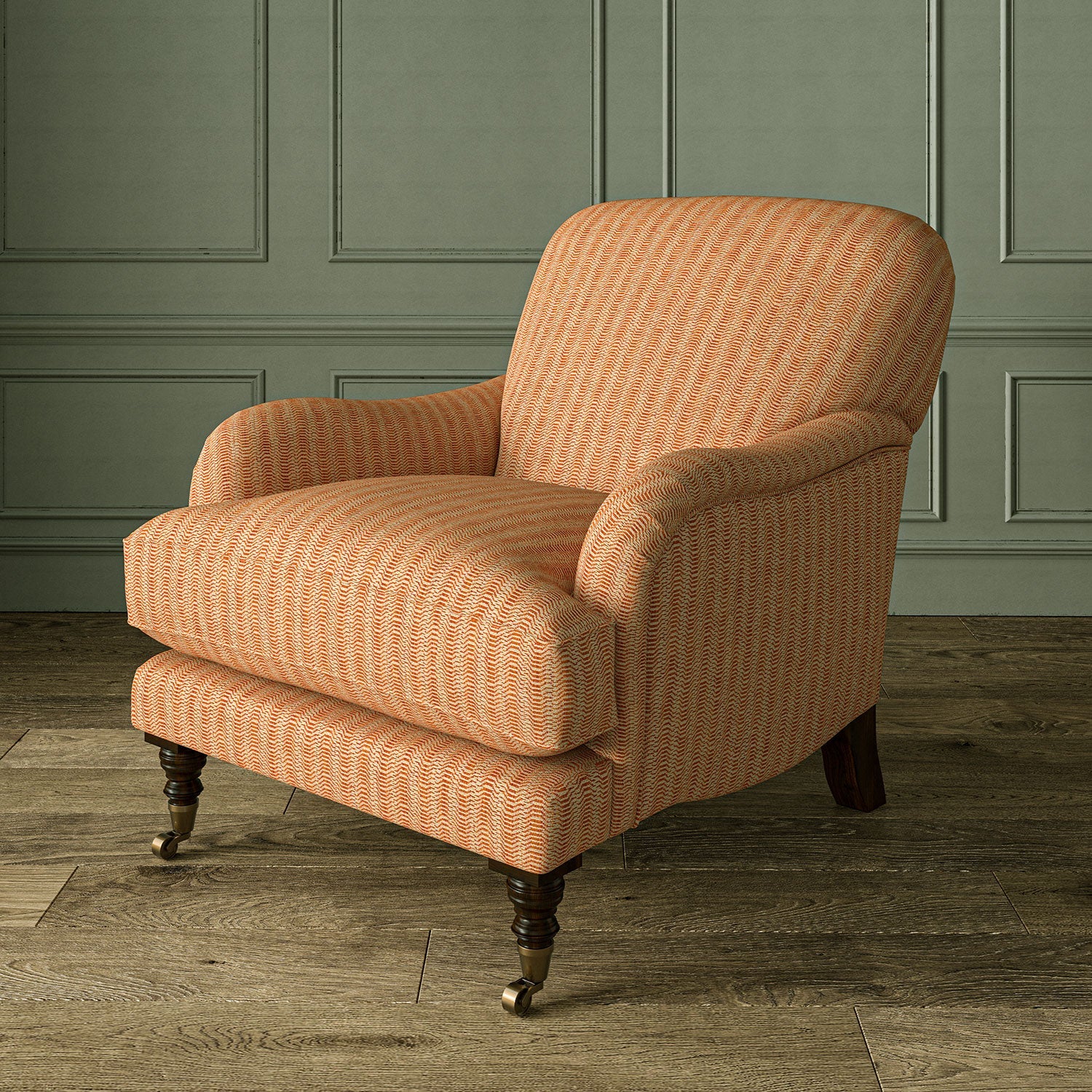 Linwood Lamina Papaya FR Made to Measure Curtains