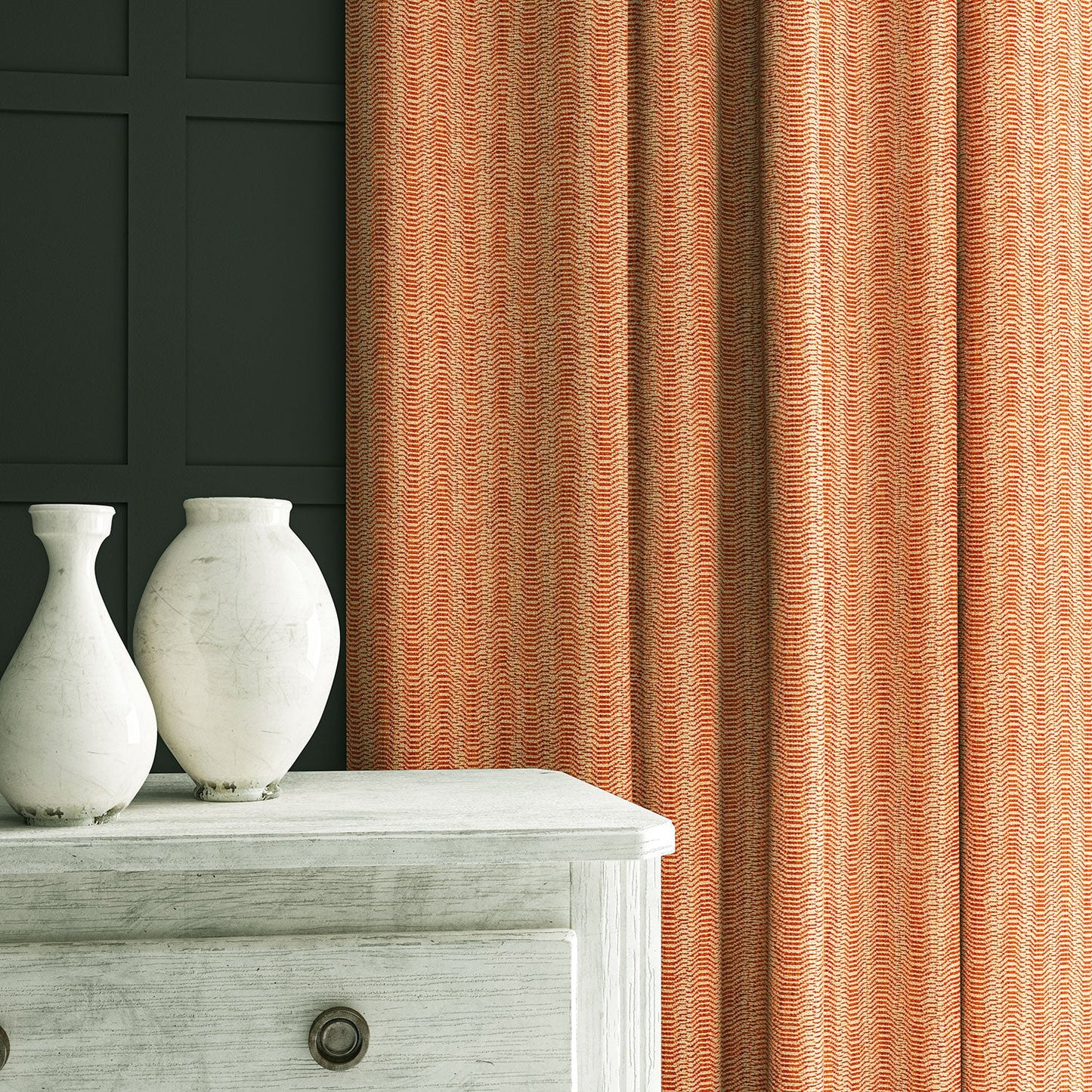 Linwood Lamina Papaya Made to Measure Curtains