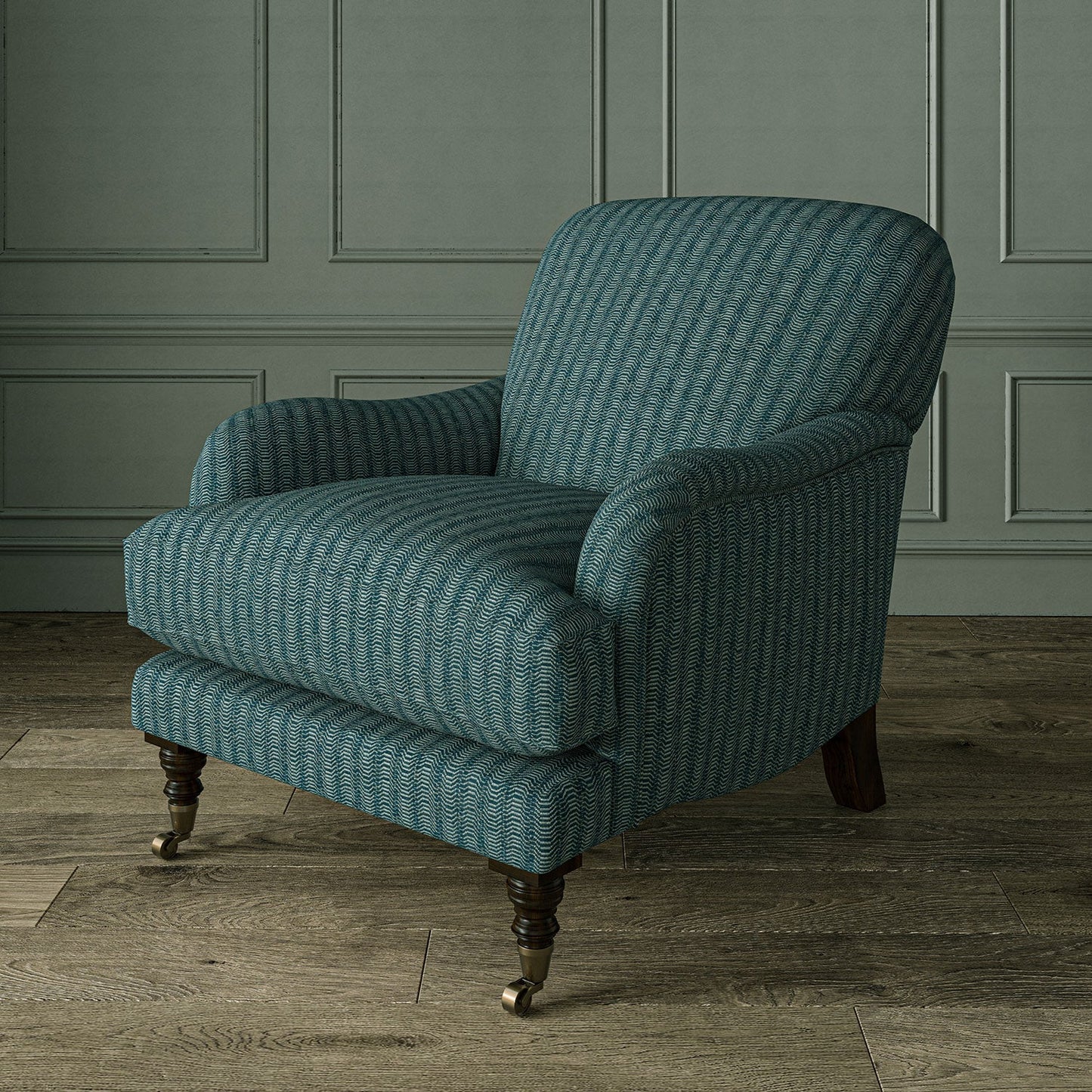 Linwood Lamina Sapphire Made to Measure Curtains