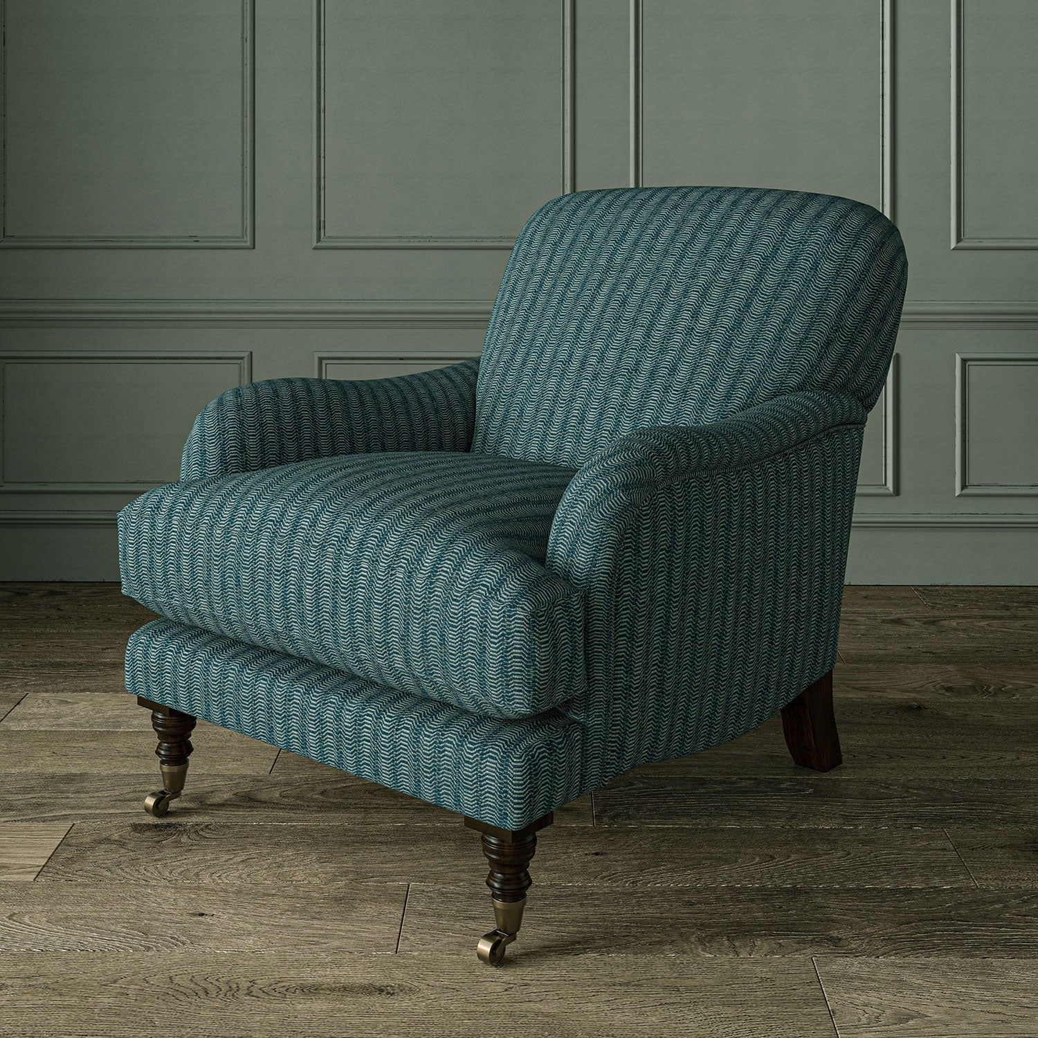 Linwood Lamina Sapphire FR Made to Measure Curtains
