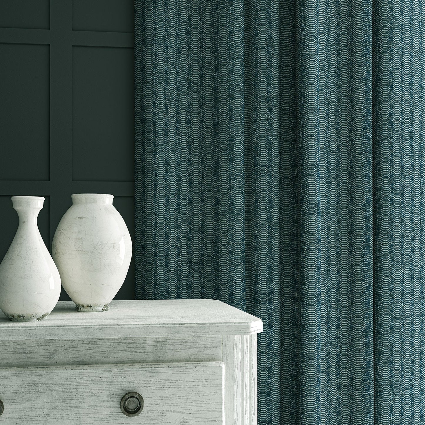 Linwood Lamina Sapphire Made to Measure Curtains