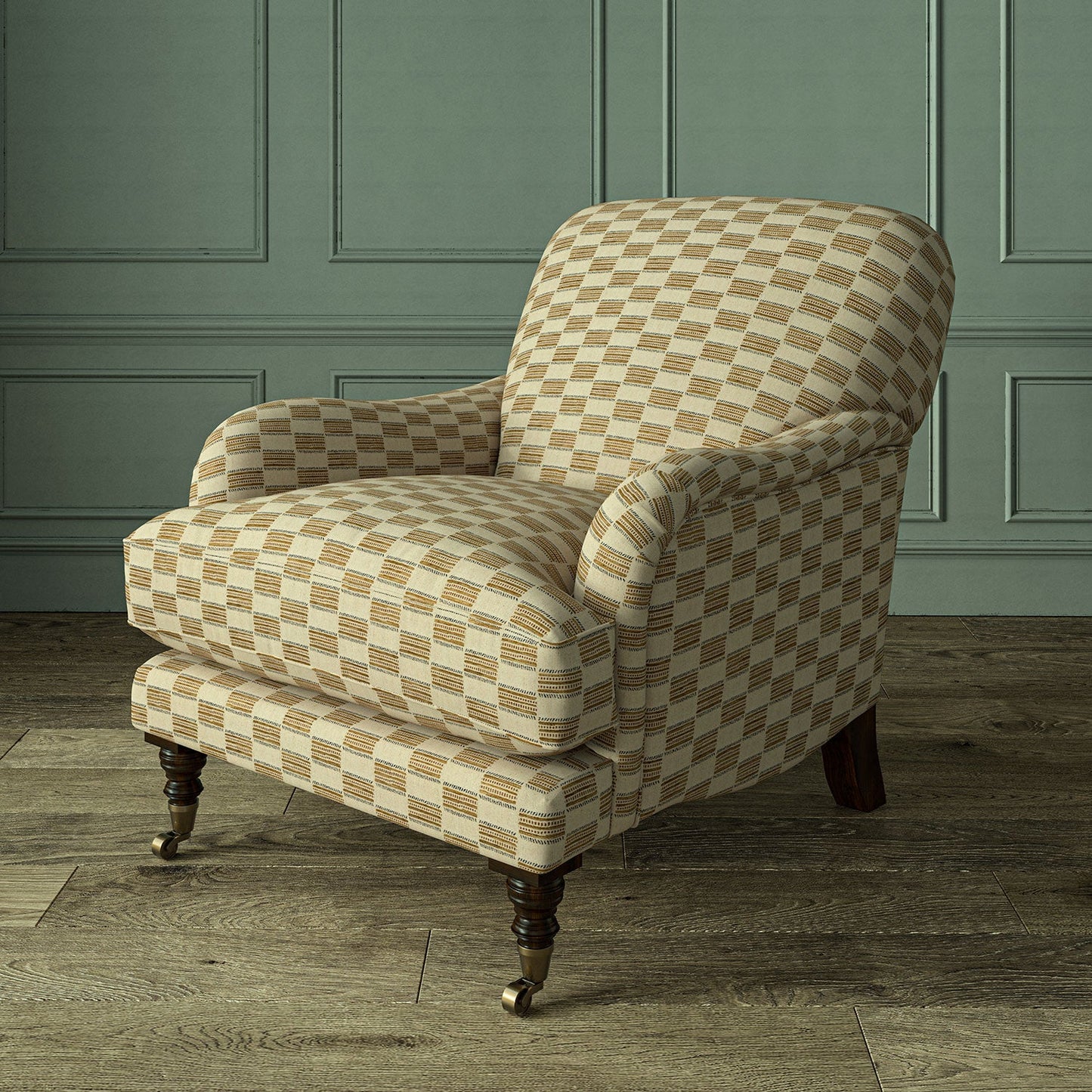 Linwood Strata Cafe Crema FR Made to Measure Curtains