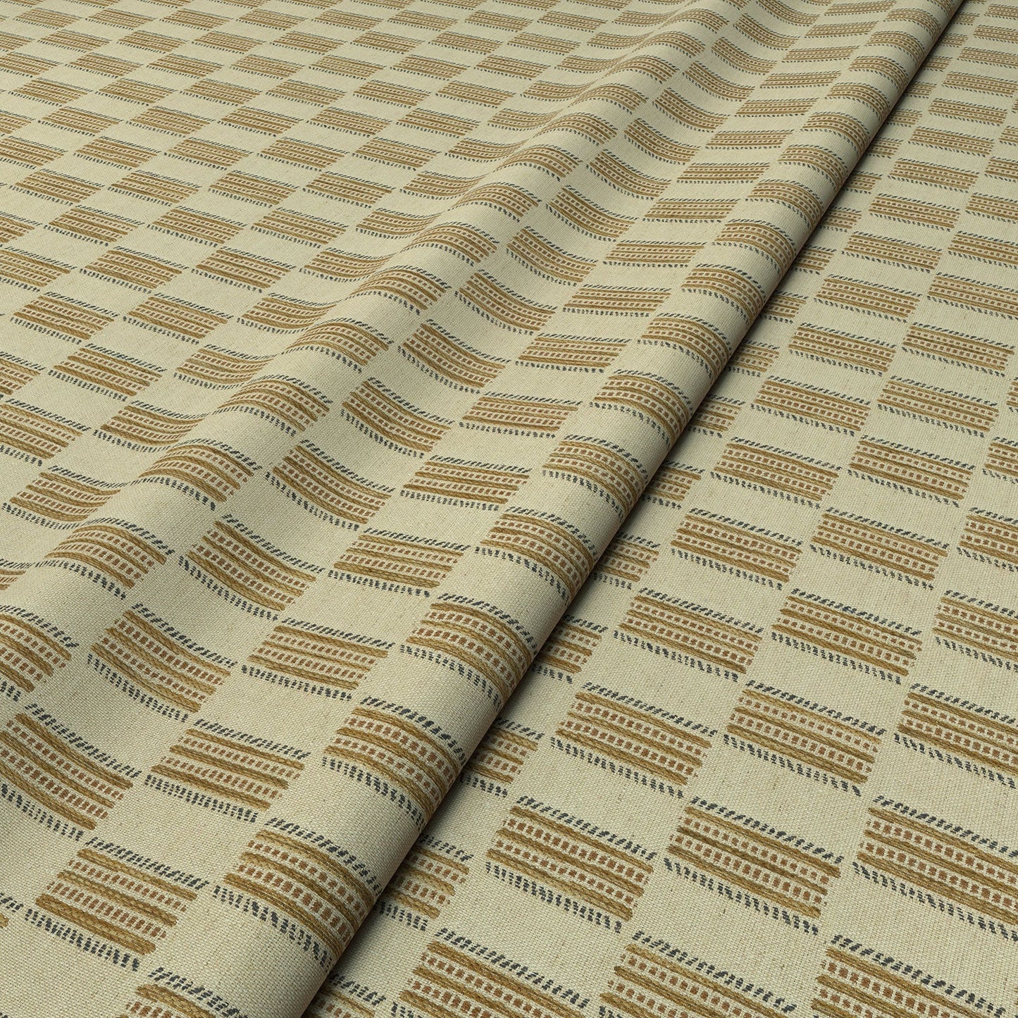 Linwood Strata Cafe Crema Made to Measure Curtains