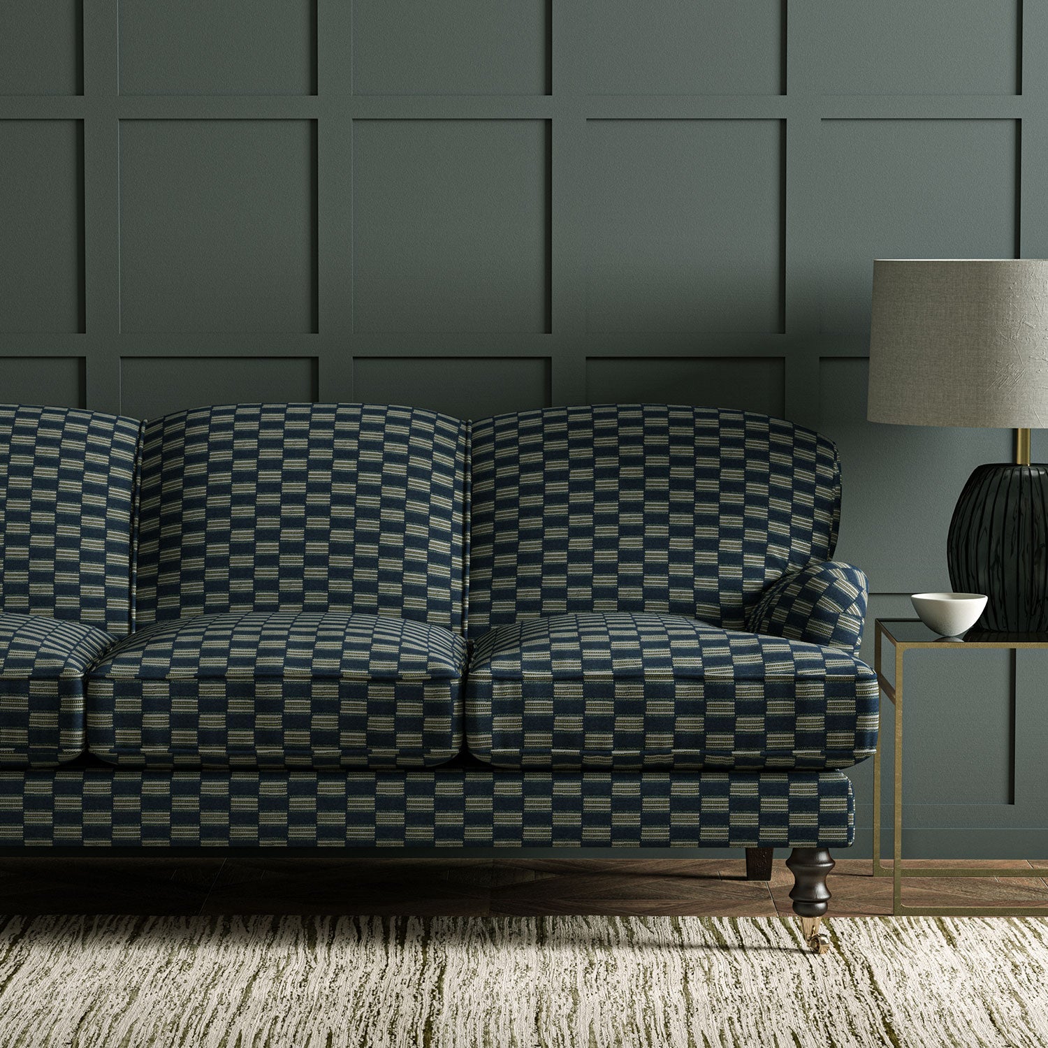Linwood Strata Denim Made to Measure Curtains