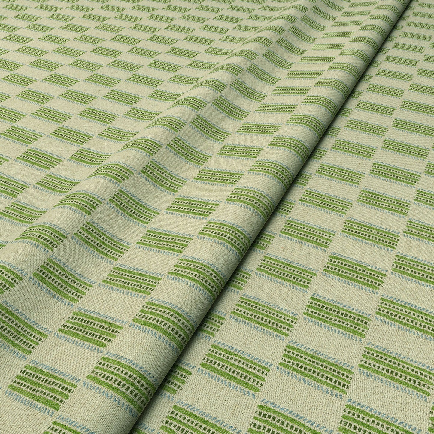 Linwood Strata Pistachio FR Made to Measure Curtains