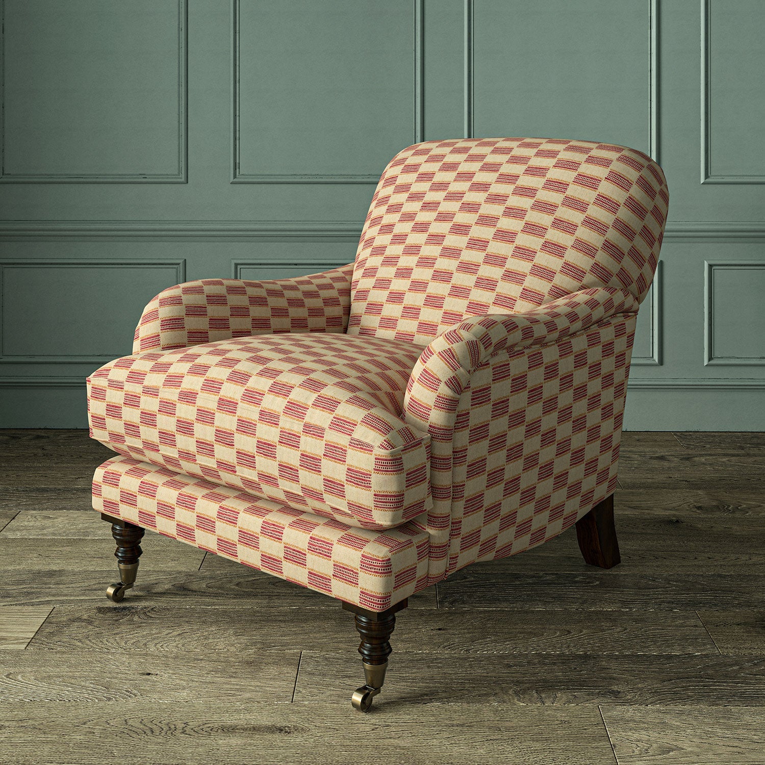 Linwood Strata Raspberry Sundae Made to Measure Curtains