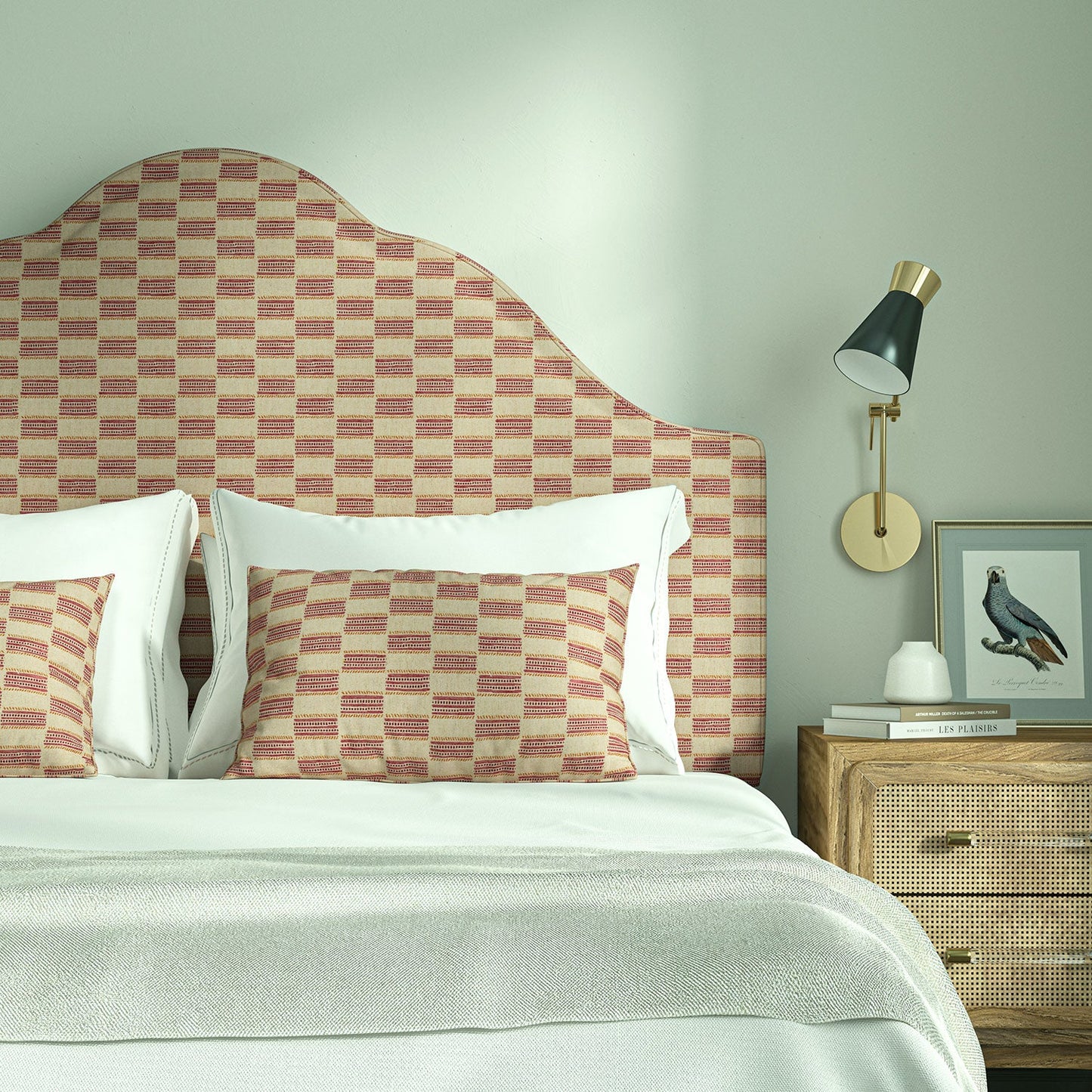 Linwood Strata Raspberry Sundae Made to Measure Curtains