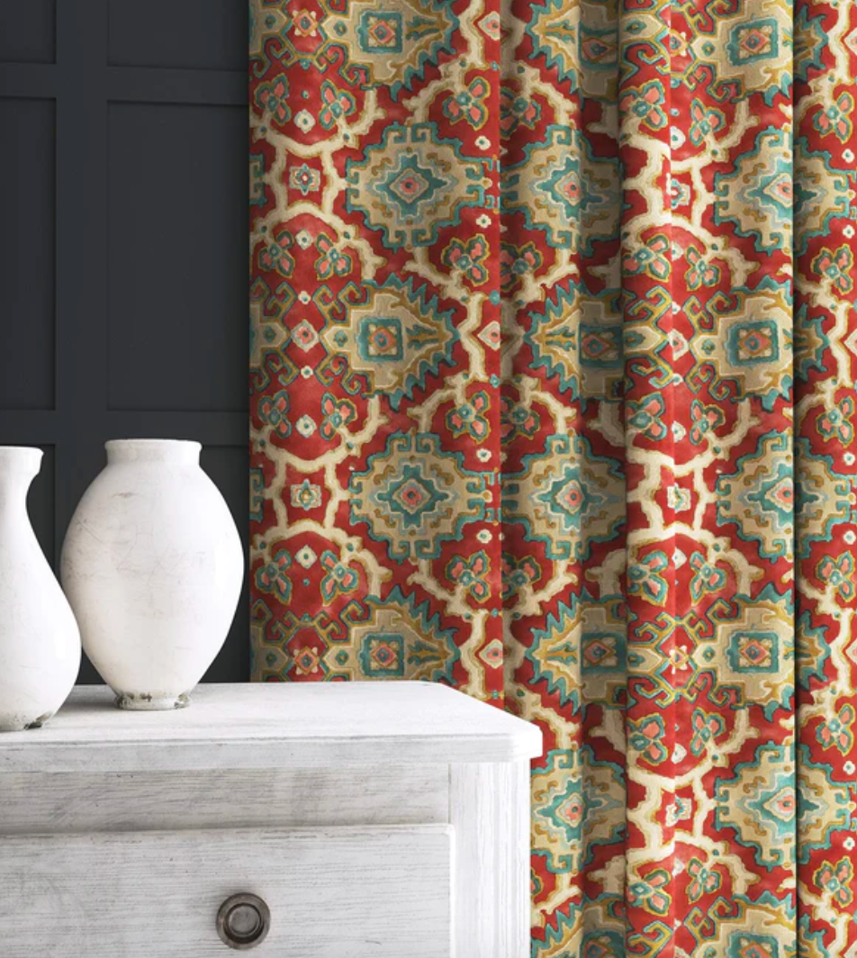 Chilli - Kami Velvet by Linwood - Fabric, Curtains, Roman Blinds lounge