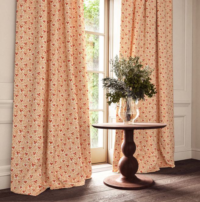 Coral - Yala, Maru Collection by Linwood - Curtains 
