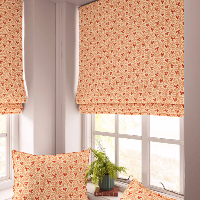 Coral - Yala, Maru Collection by Linwood - Roman Blinds