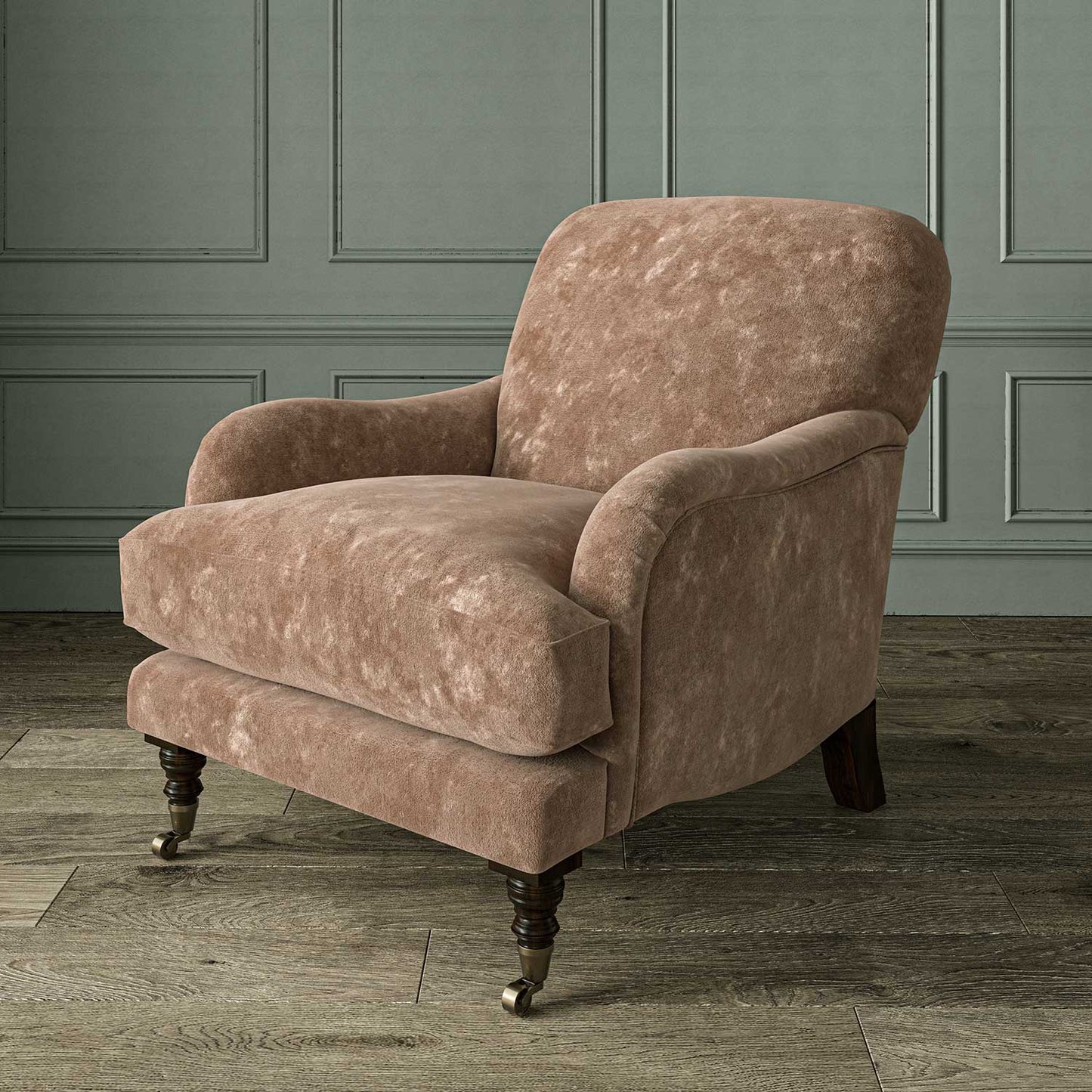 Linwood Cosmos Velvet Blush FR Made to Measure Curtains