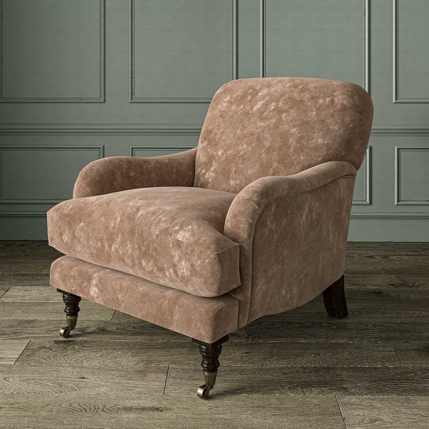 Linwood Cosmos Velvet Blush FR Made to Measure Curtains