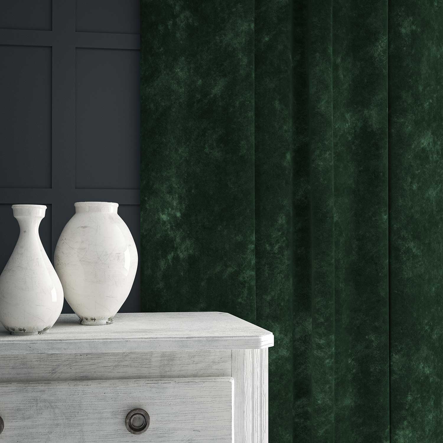 Linwood Cosmos Velvet II Bottle FR Made to Measure Curtains