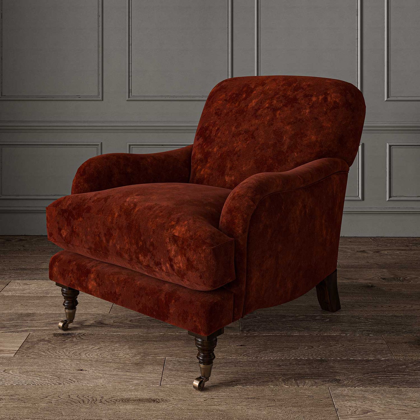 Linwood Cosmos Velvet Currant FR Made to Measure Curtains