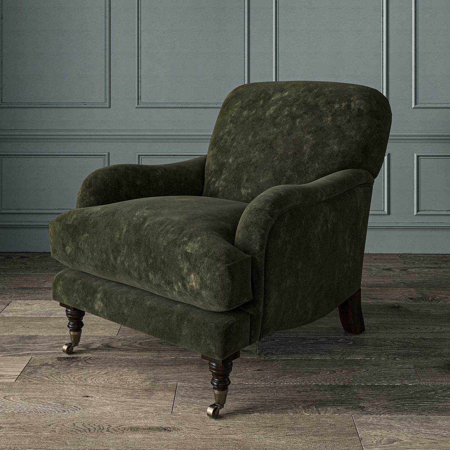 Linwood Cosmos Velvet Hemp FR Made to Measure Curtains