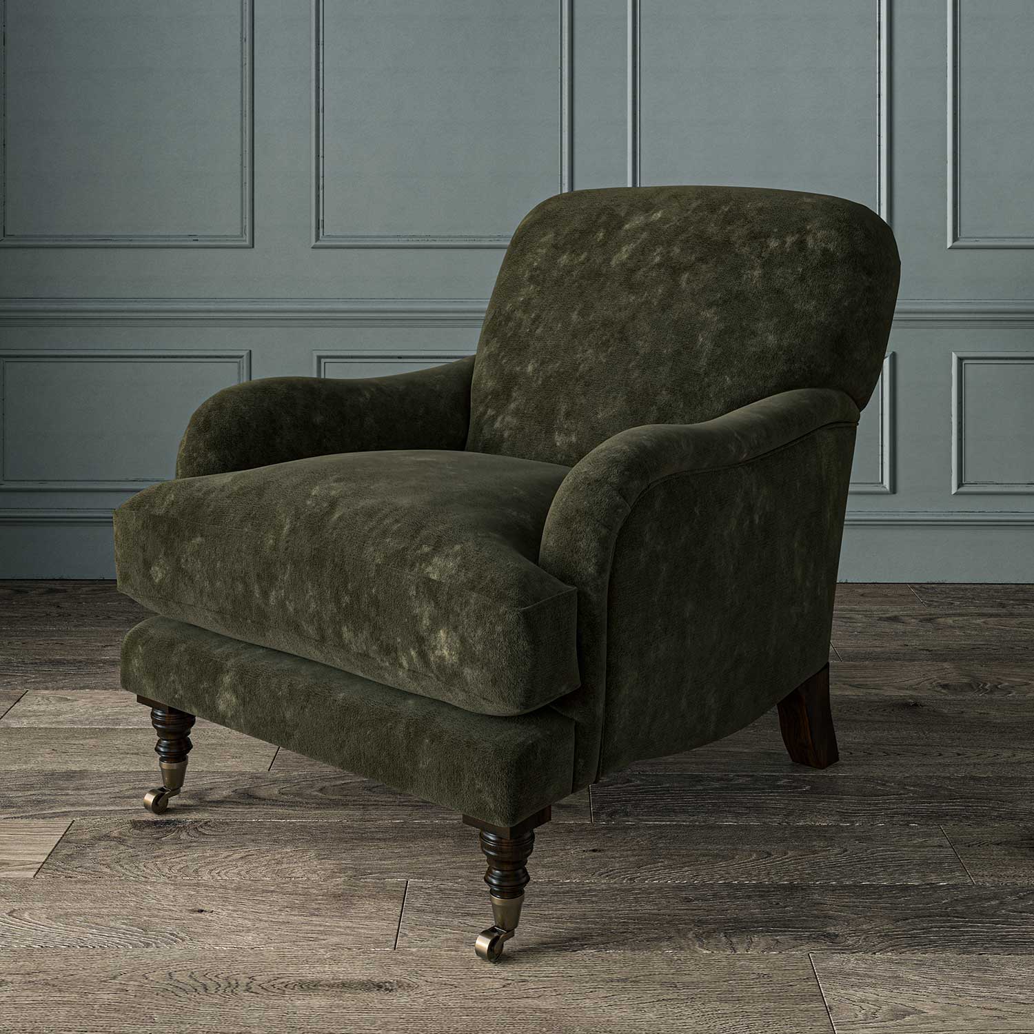 Linwood Cosmos Velvet Hemp FR Made to Measure Curtains