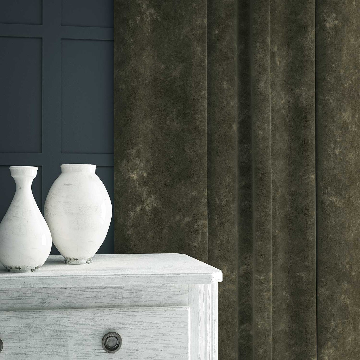 Linwood Cosmos Velvet Hemp FR Made to Measure Curtains