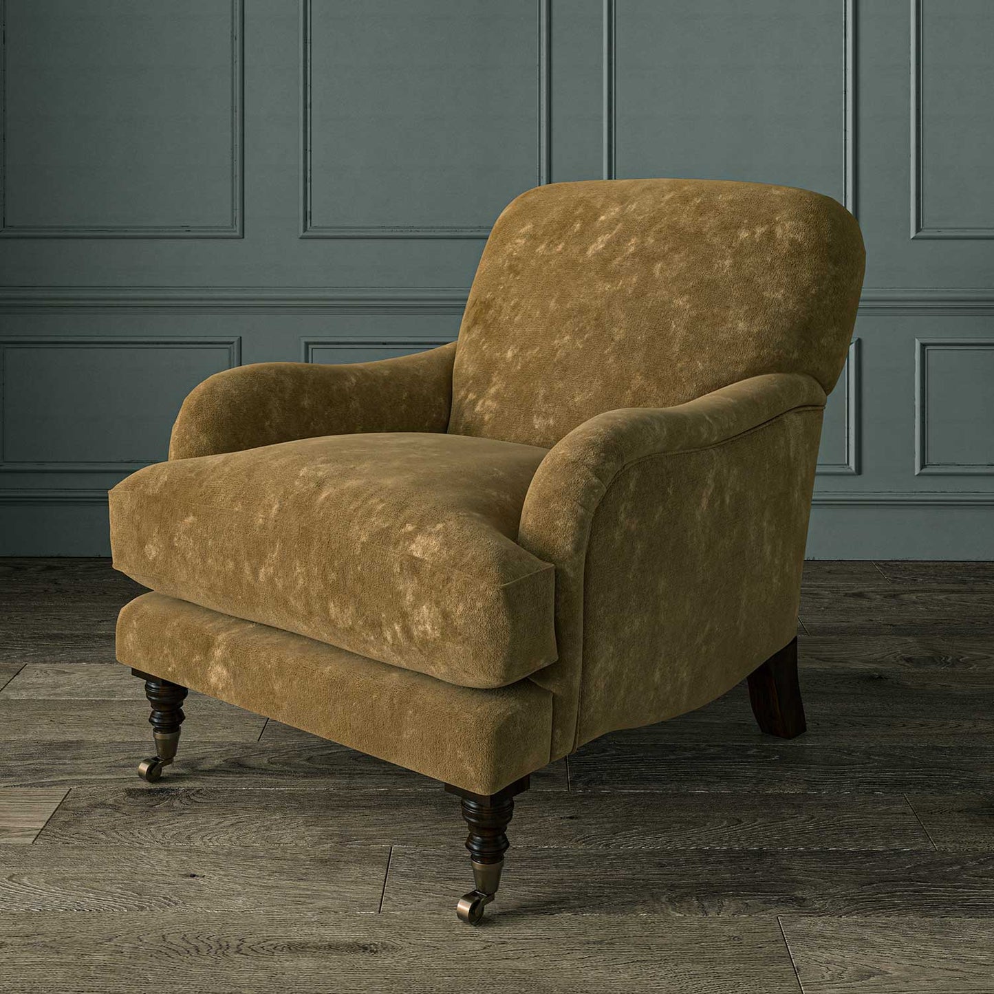 Linwood Cosmos Velvet II Latte FR Made to Measure Curtains