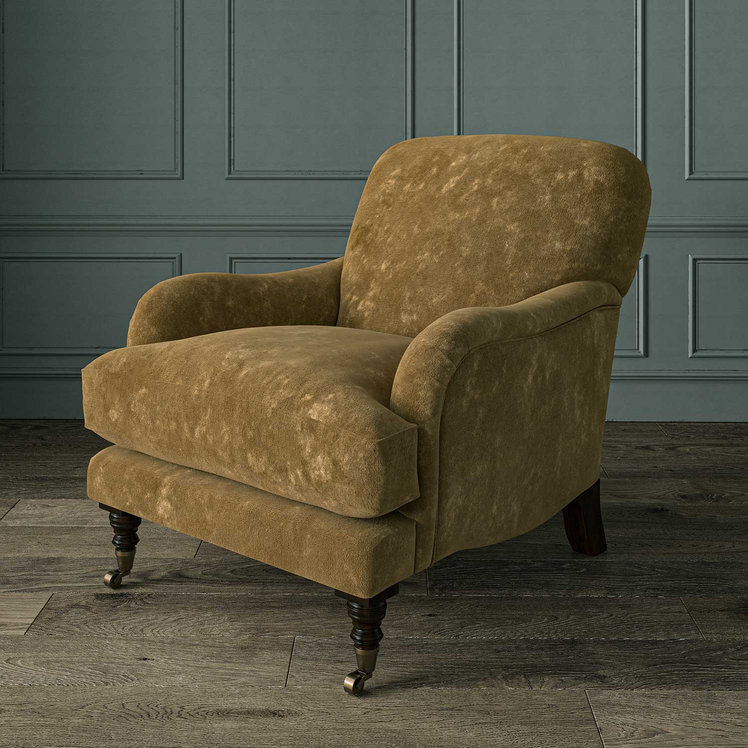 Linwood Cosmos Velvet II Latte FR Made to Measure Curtains