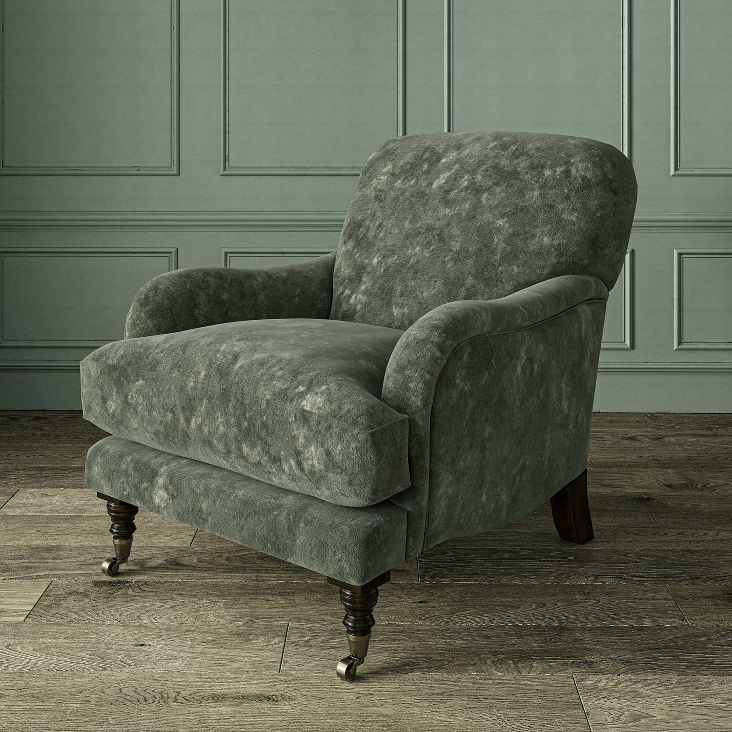 Linwood Cosmos Velvet Mouse FR Made to Measure Curtains