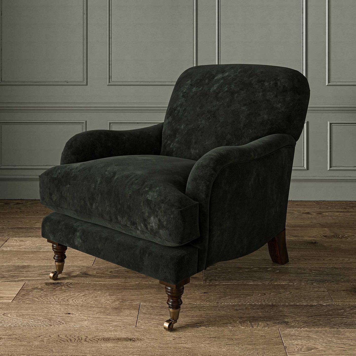 Linwood Cosmos Velvet Mineral FR Made to Measure Curtains