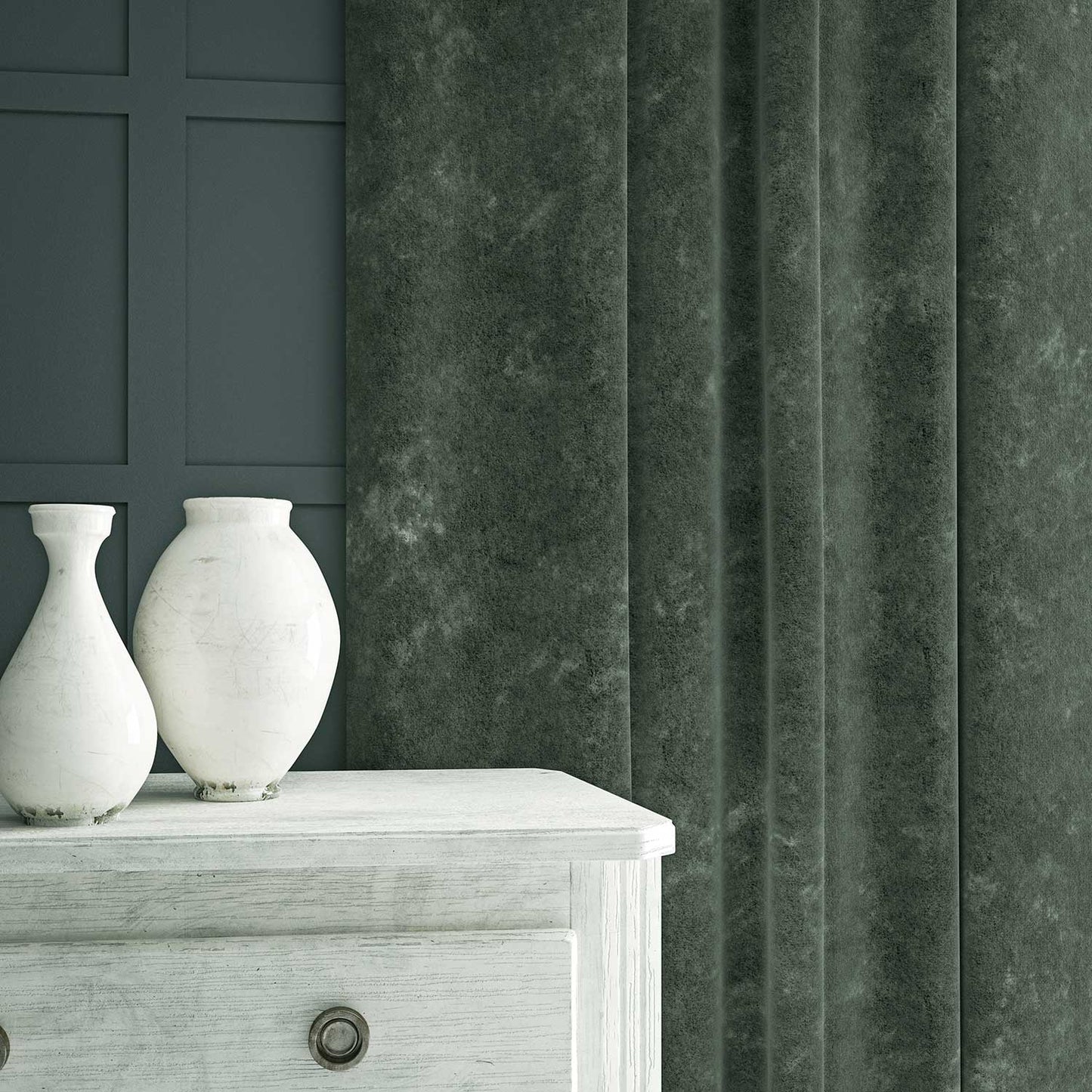 Linwood Cosmos Velvet Waterfall FR Made to Measure Curtains