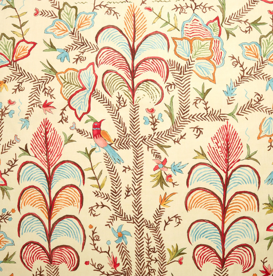 Crimson - Songbird Linen, Maru Collection by Linwood - fabric