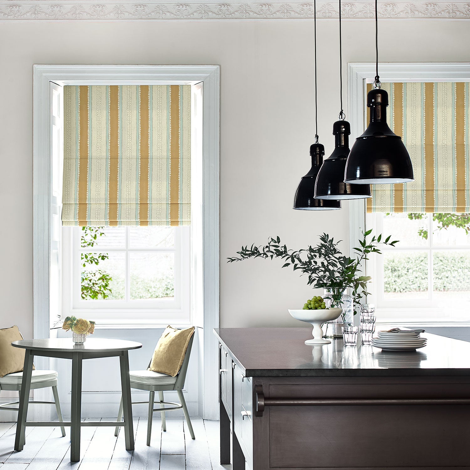 Linwood Dimity Biscuit Made to Measure Curtains