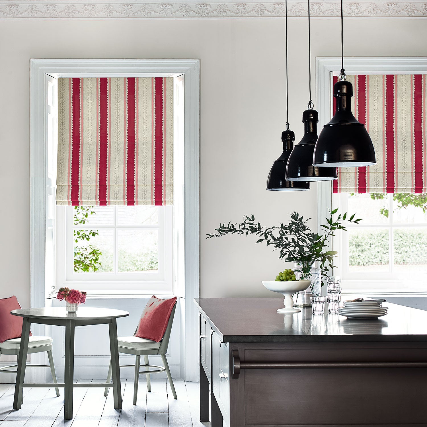 Linwood Dimity Dragon Fruit Made to Measure Curtains