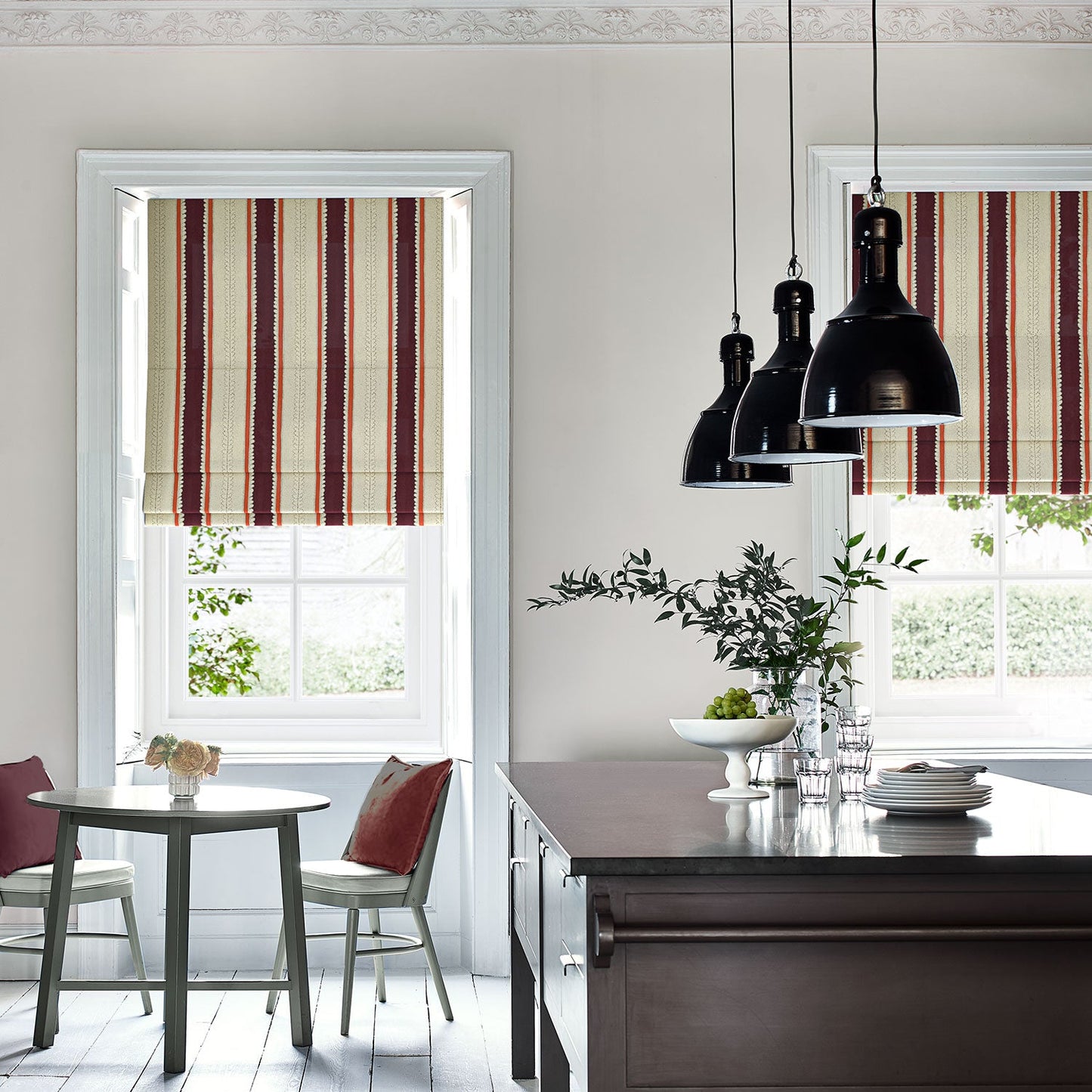 Linwood Dimity Victoria Plum Made to Measure Curtains