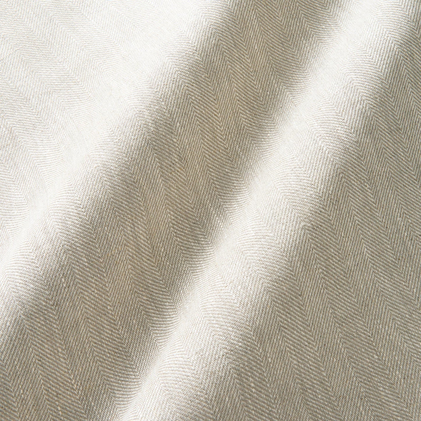 Linwood Danube Herringbone Oatmeal Made to Measure Curtains