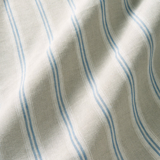 Linwood Danube Stripe Cornflower Made to Measure Curtains