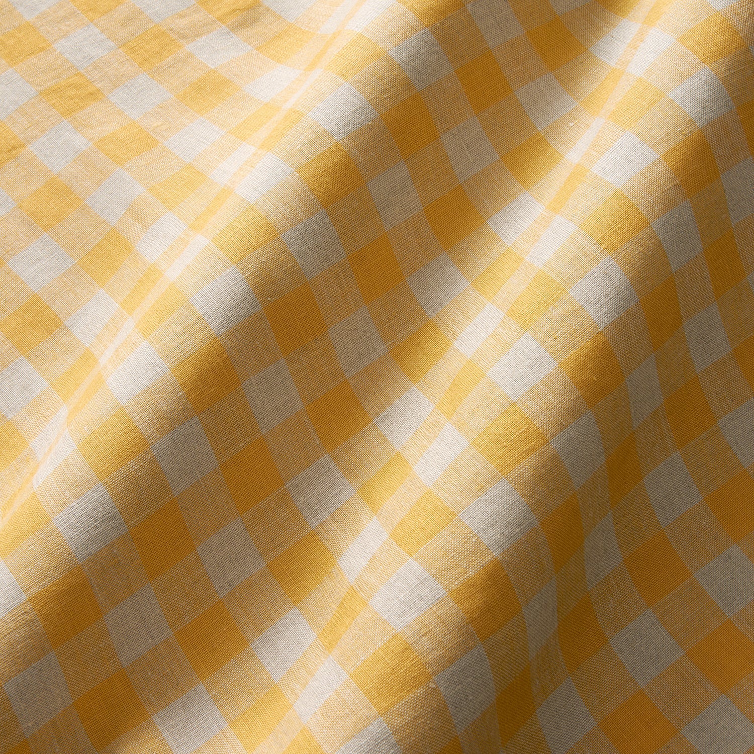 Linwood Danube Check Mellow Made to Measure Curtains